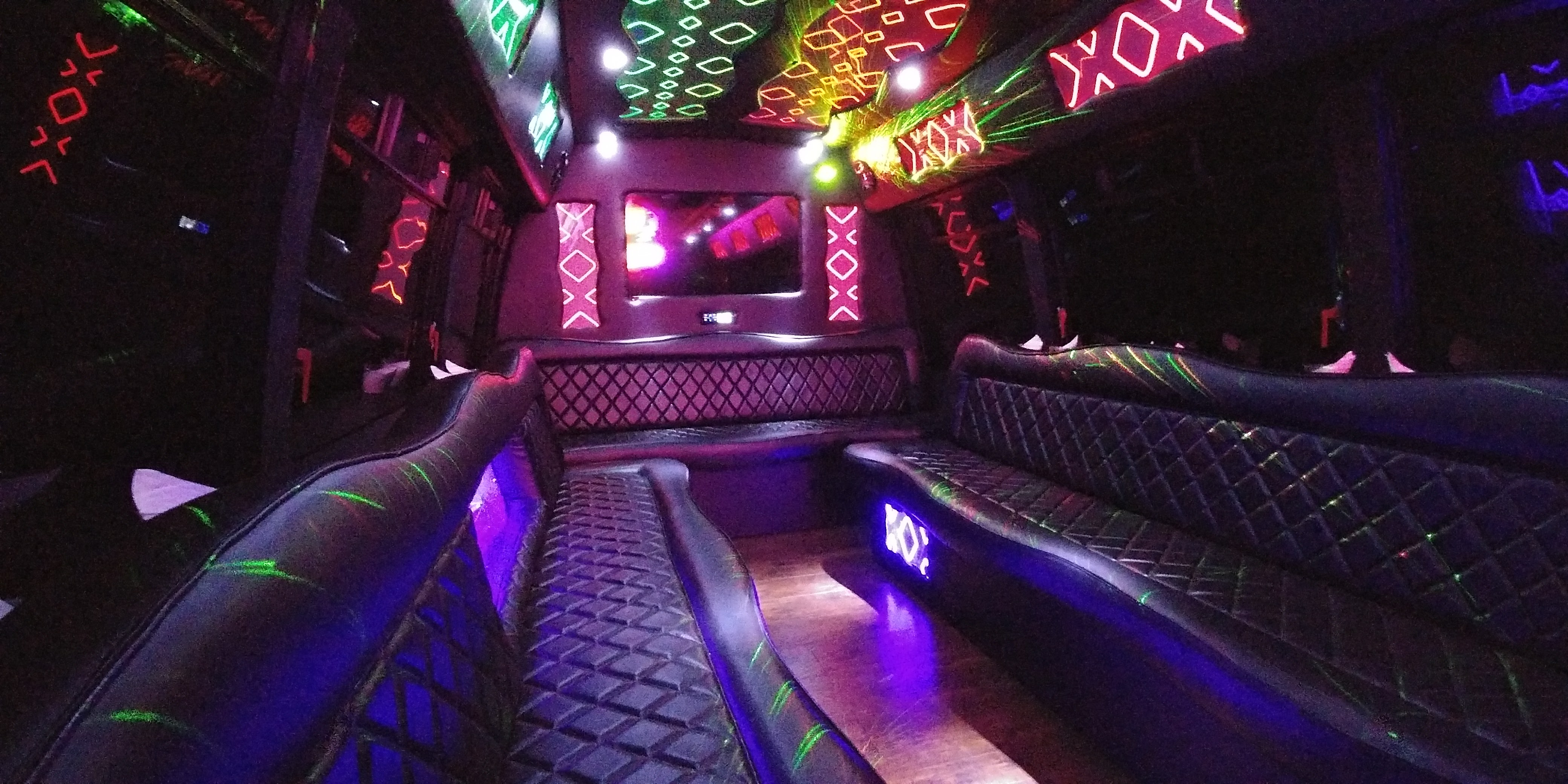22-3 Passenger Luxury Limo Bus Interior 8