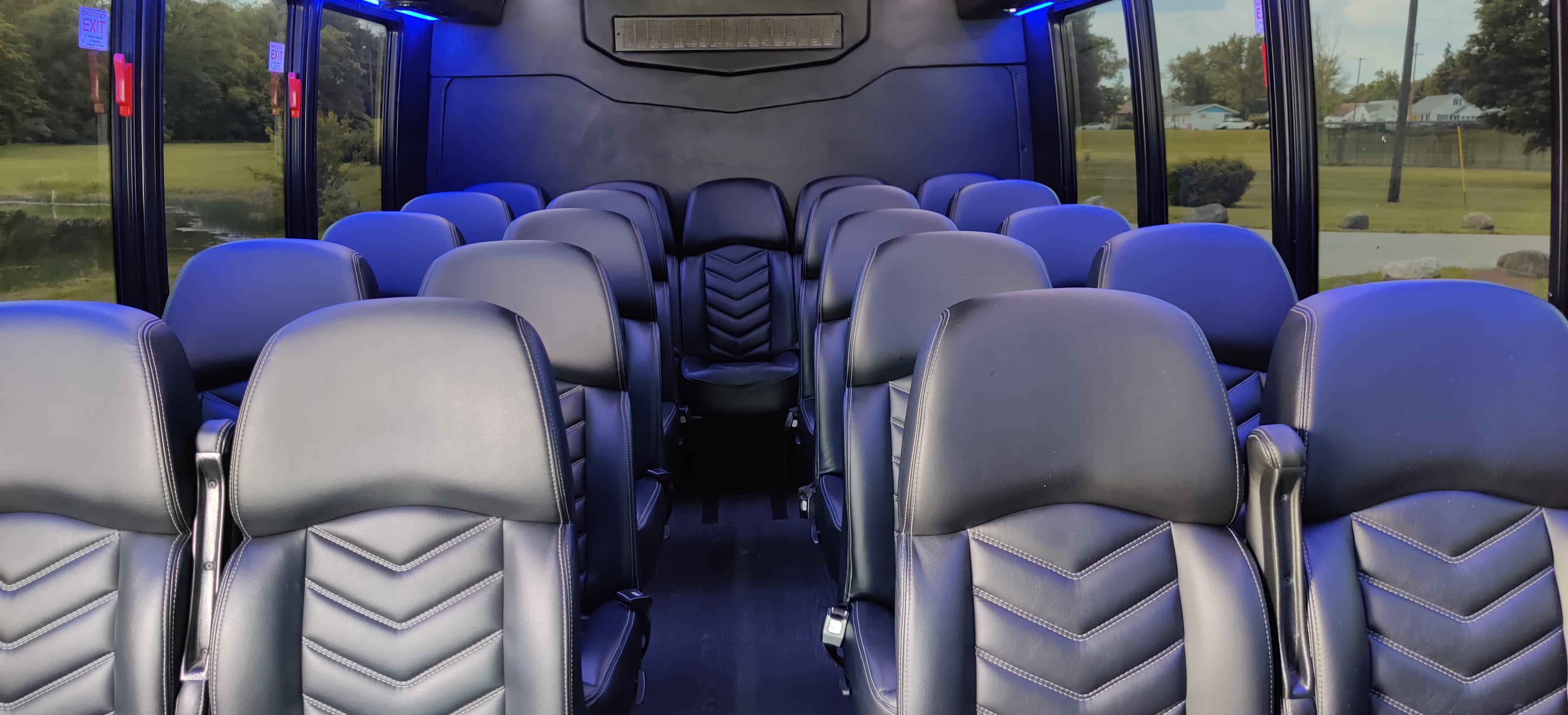23-2 Passenger Executive Shuttle Bus Interior 2
