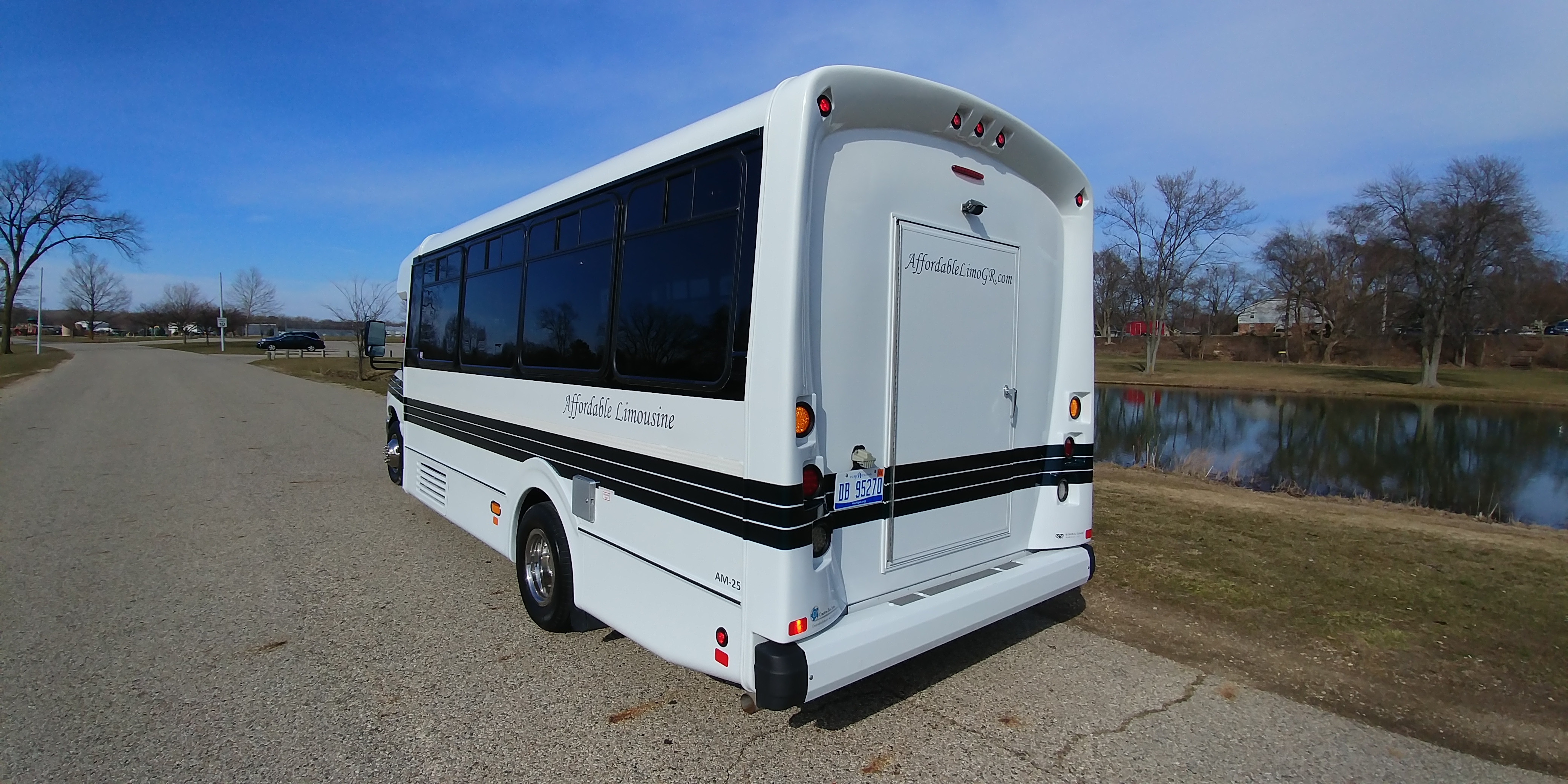 24 Passenger Executive Shuttle Bus Driver's Side Rear