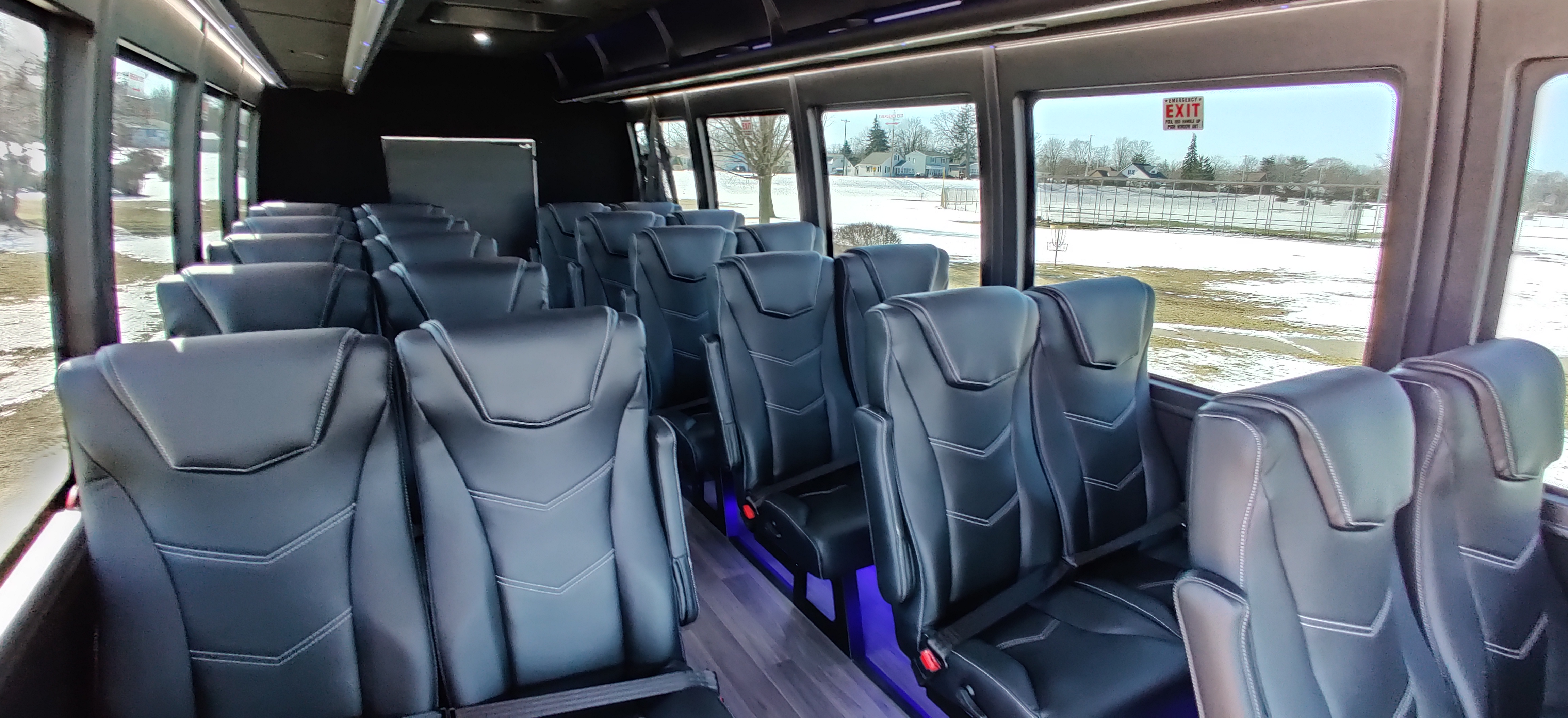 26 Passenger Executive Shuttle Bus Interior