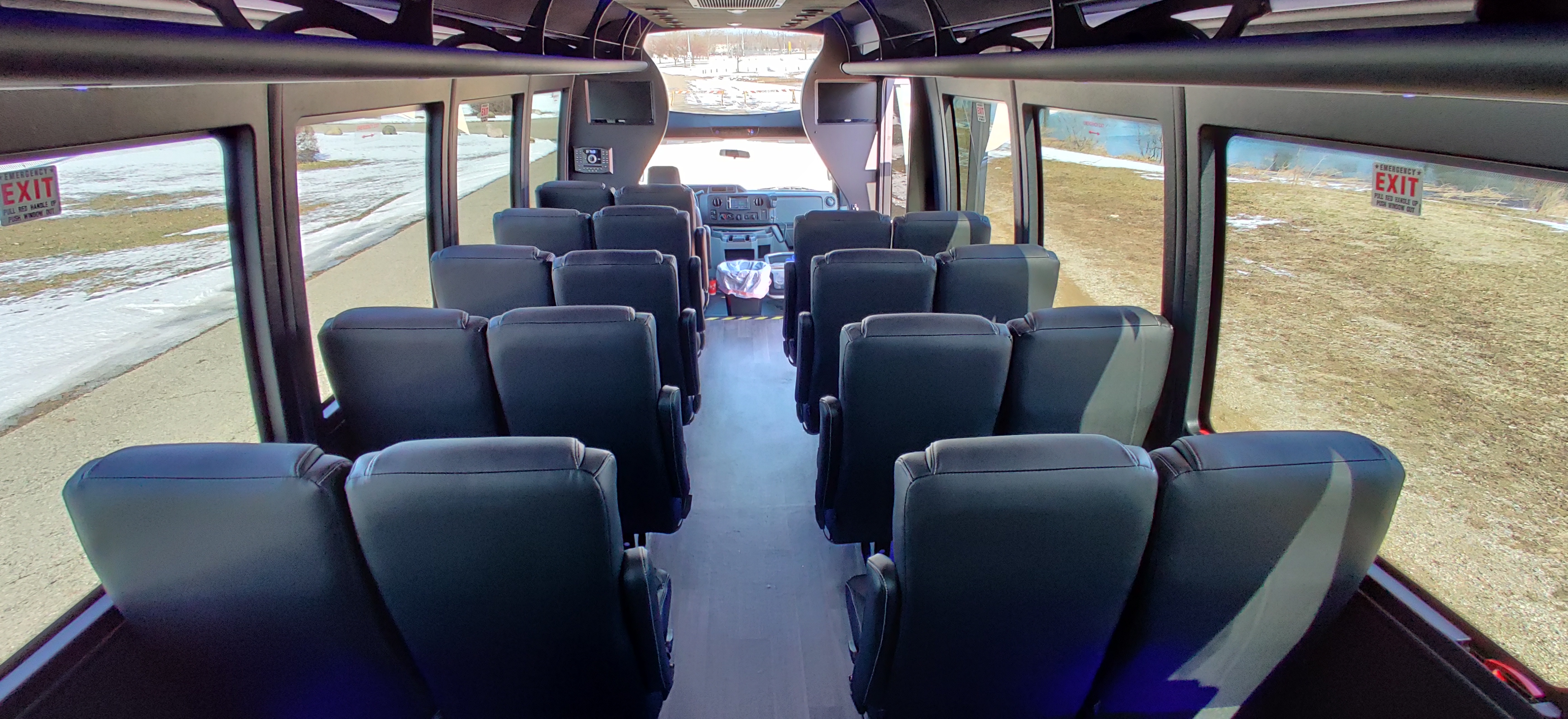26 Passenger Executive Shuttle Bus Interior 4