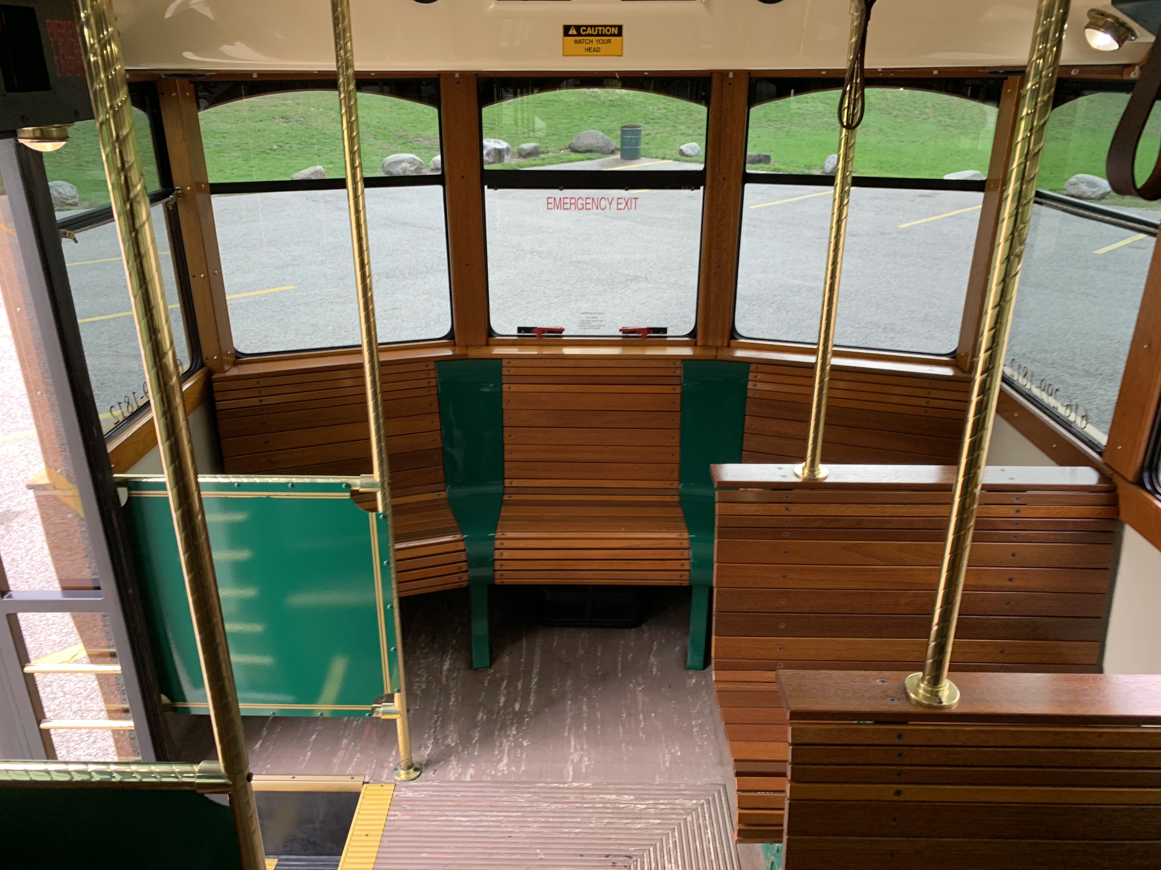 27 Passenger Trolley Interior 5