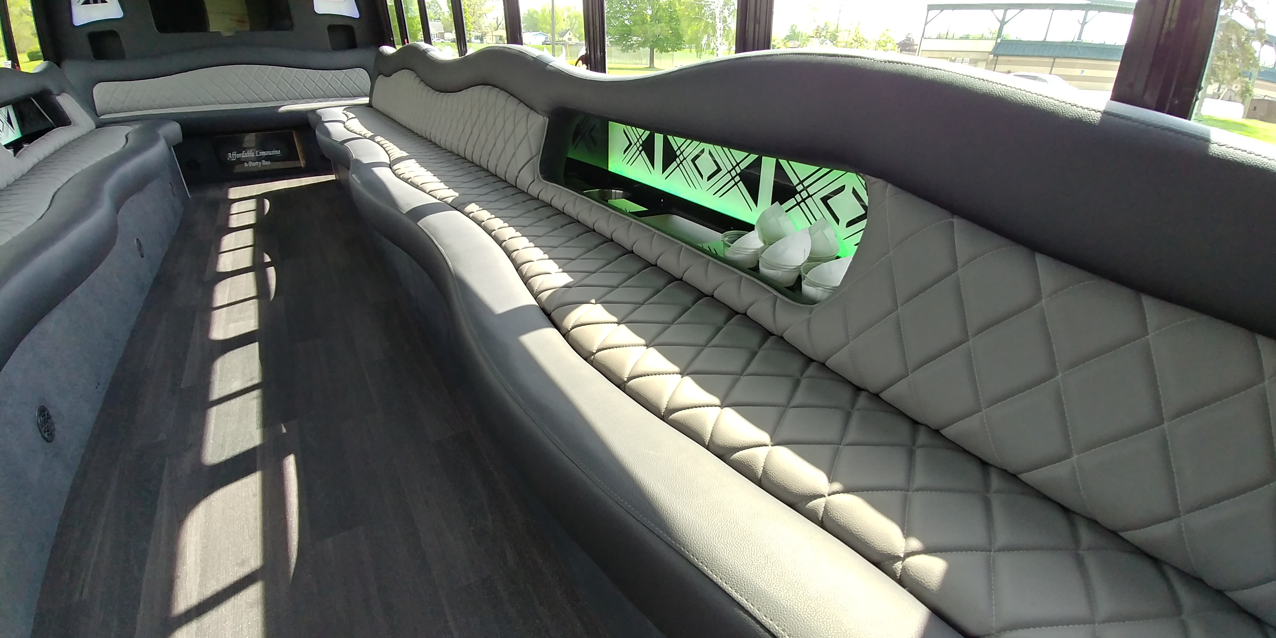 28 Passenger Luxury Limo Bus Interior 5