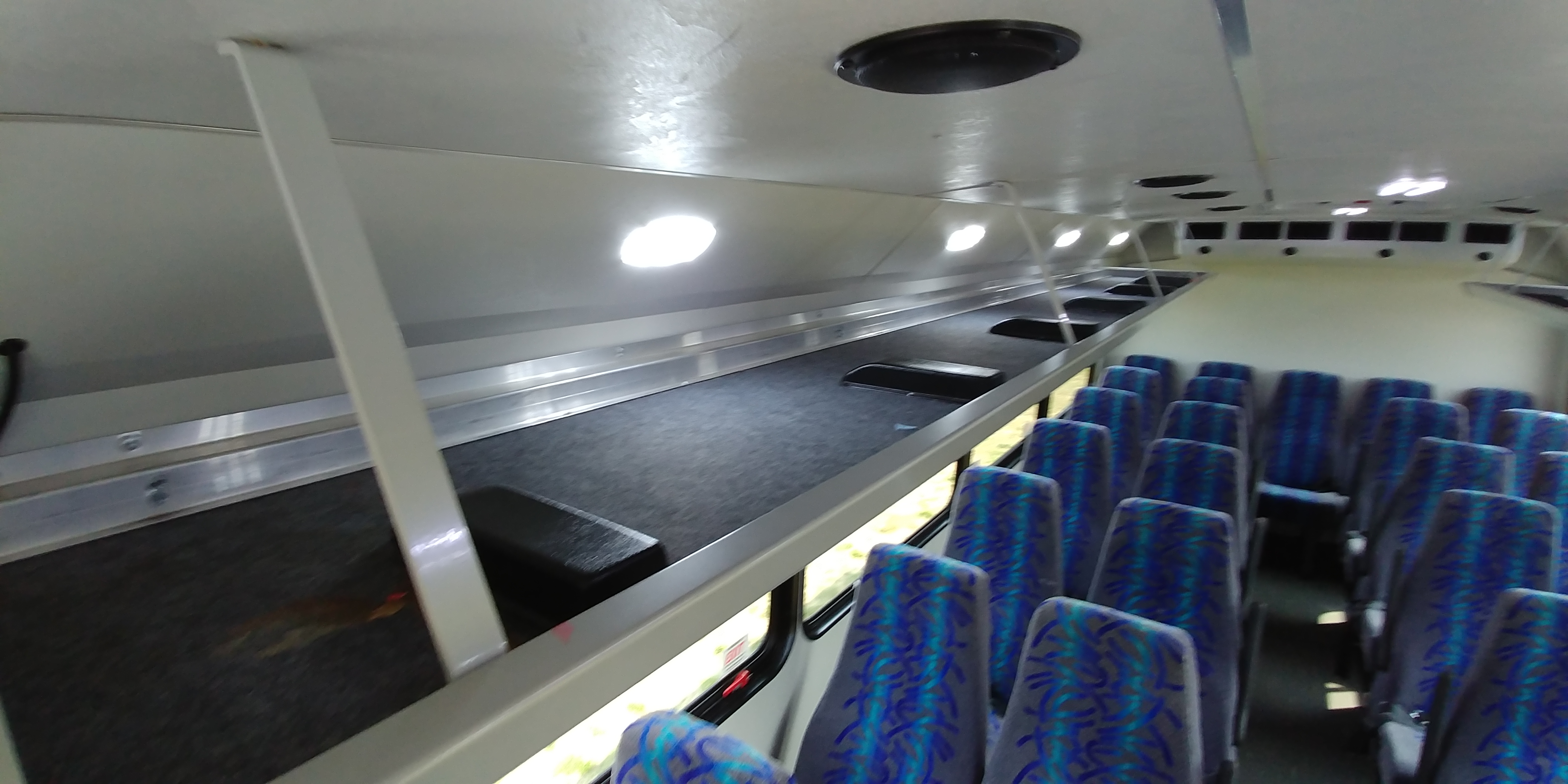 29 Passenger Executive Shuttle Bus Overhead Storage 2