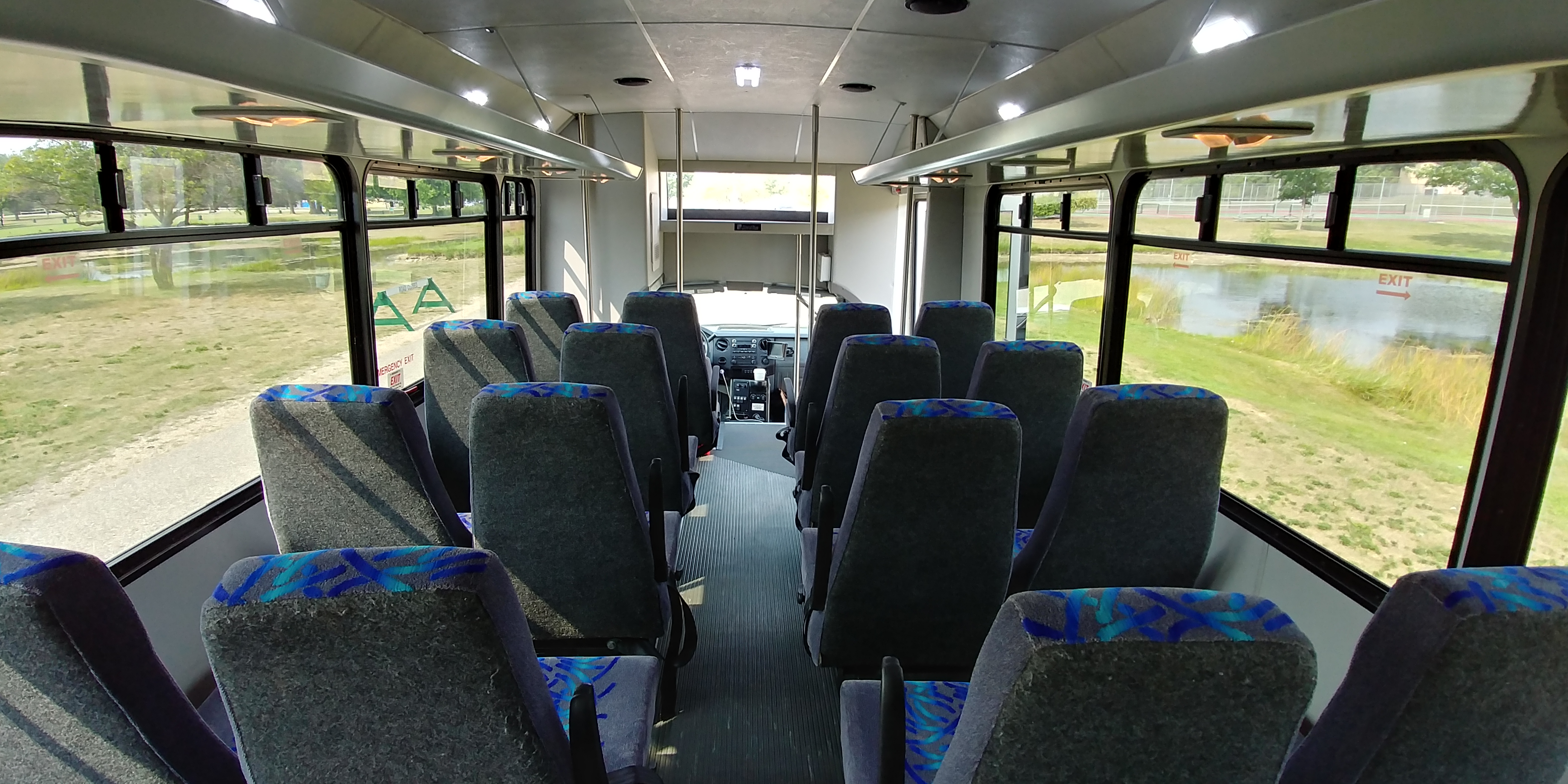29 Passenger Executive Shuttle Bus Passenger View