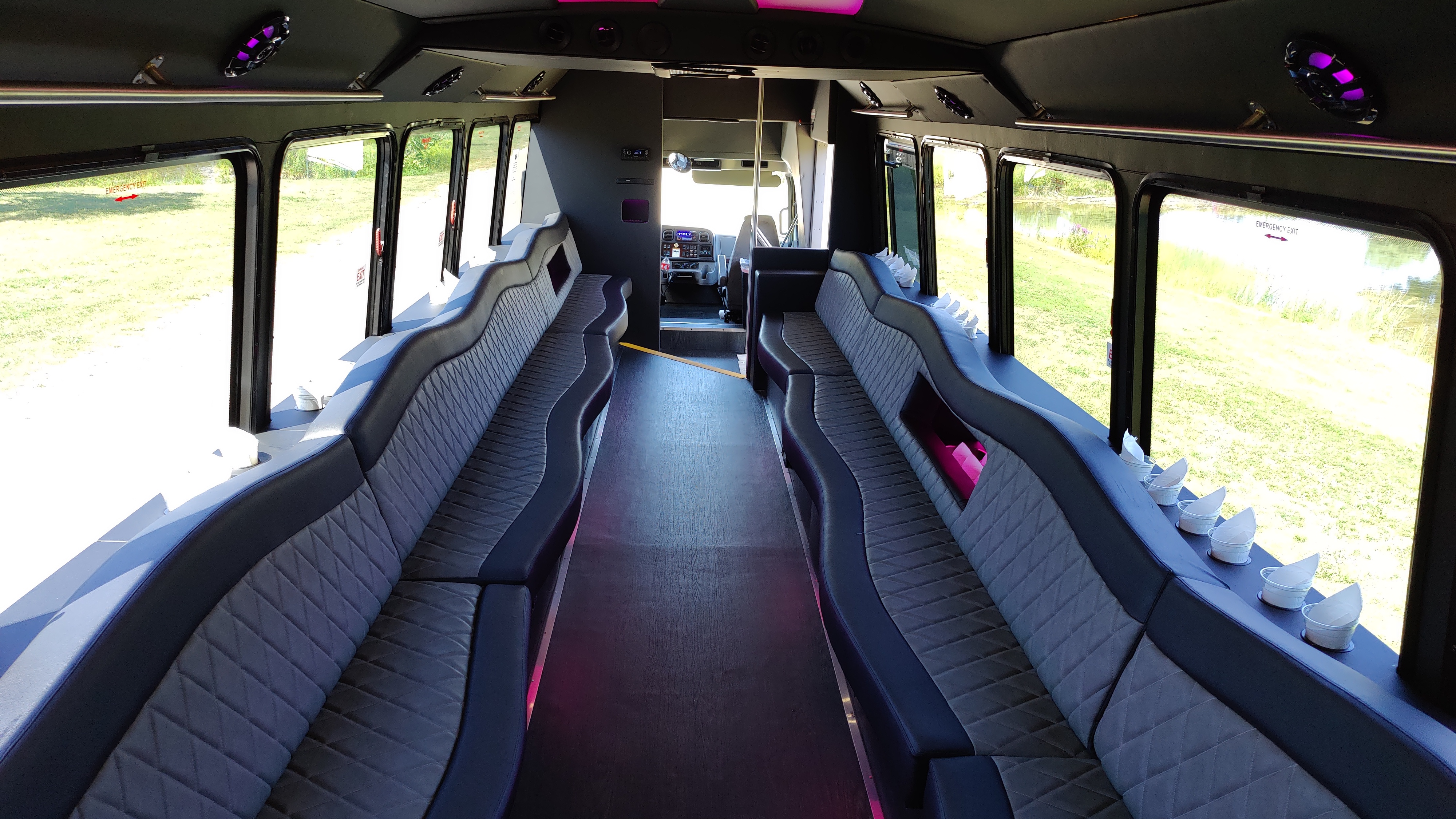 35 Passenger Luxury Limo Bus Interior 2