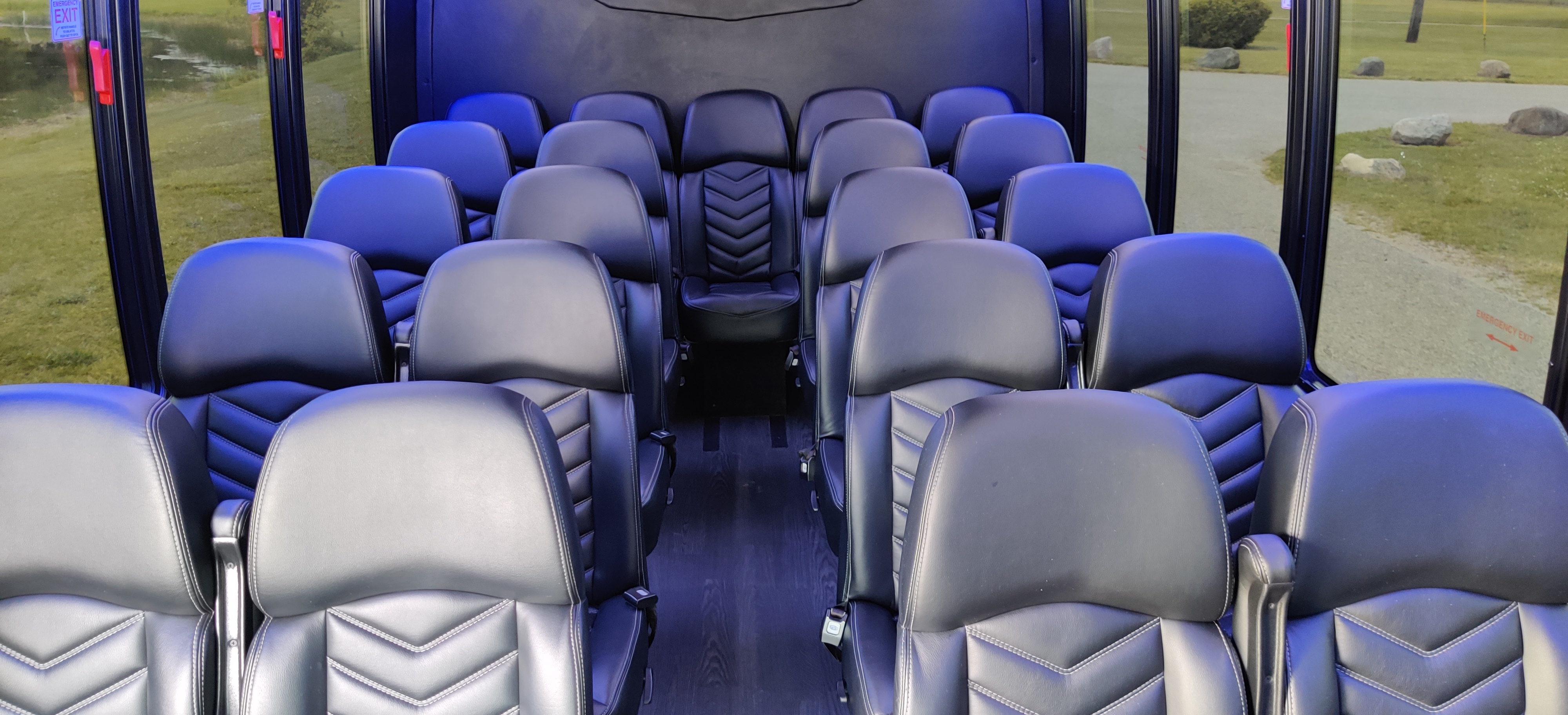 23-2 Passenger Executive Shuttle Bus Interior