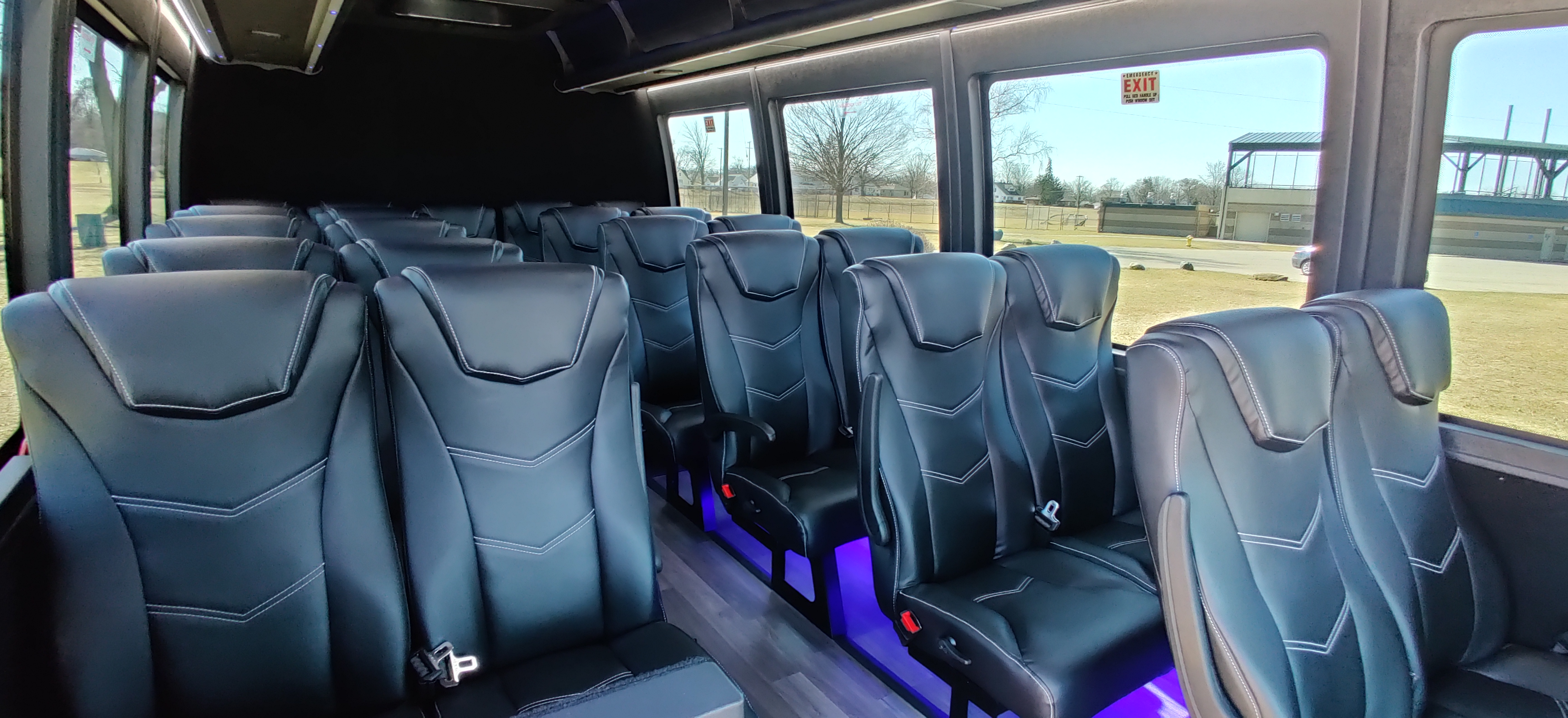 23 Passenger Executive Shuttle Bus Interior 1