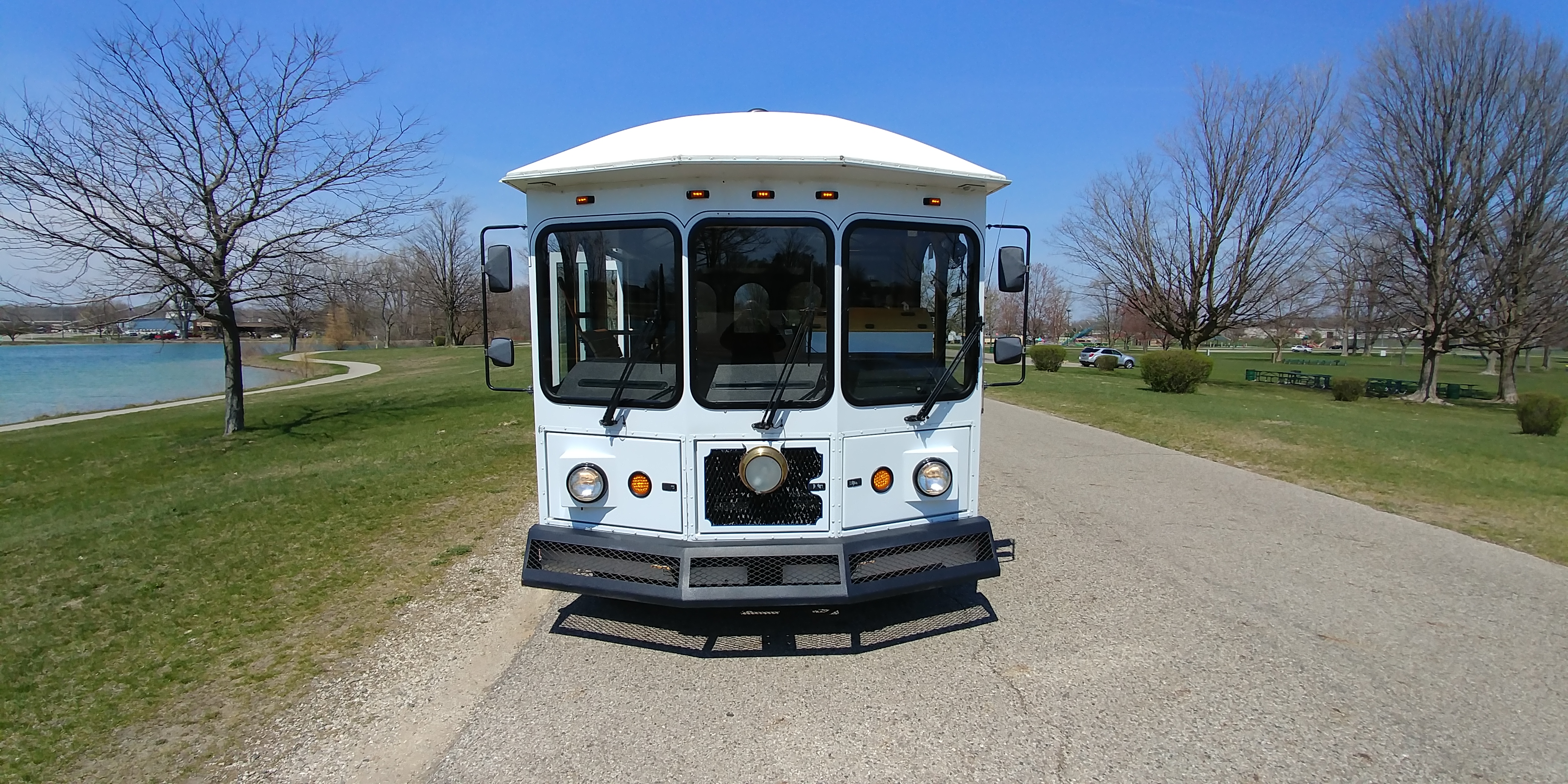 24 Passenger Trolley Front