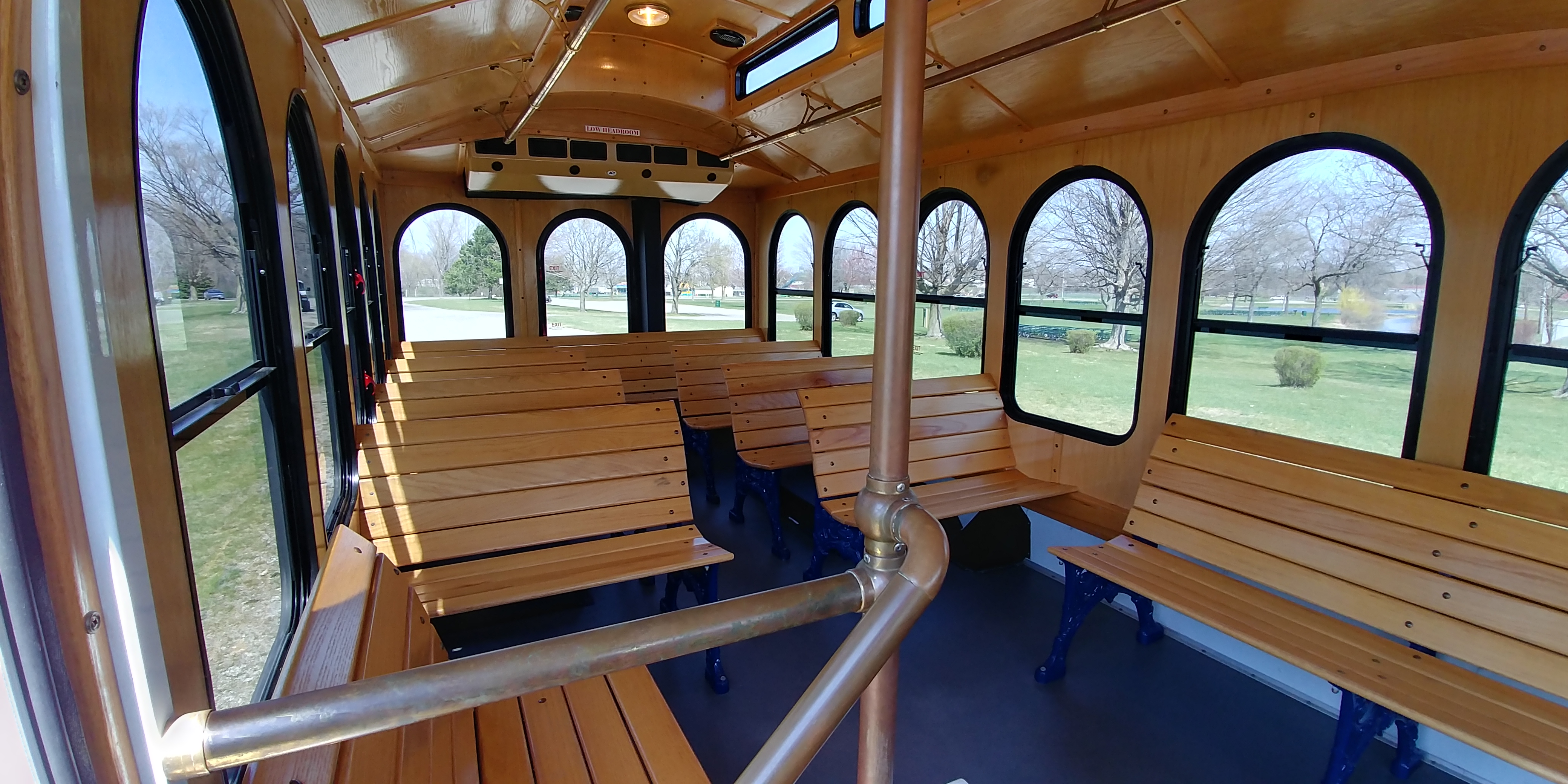 24 Passenger Trolley Interior 1