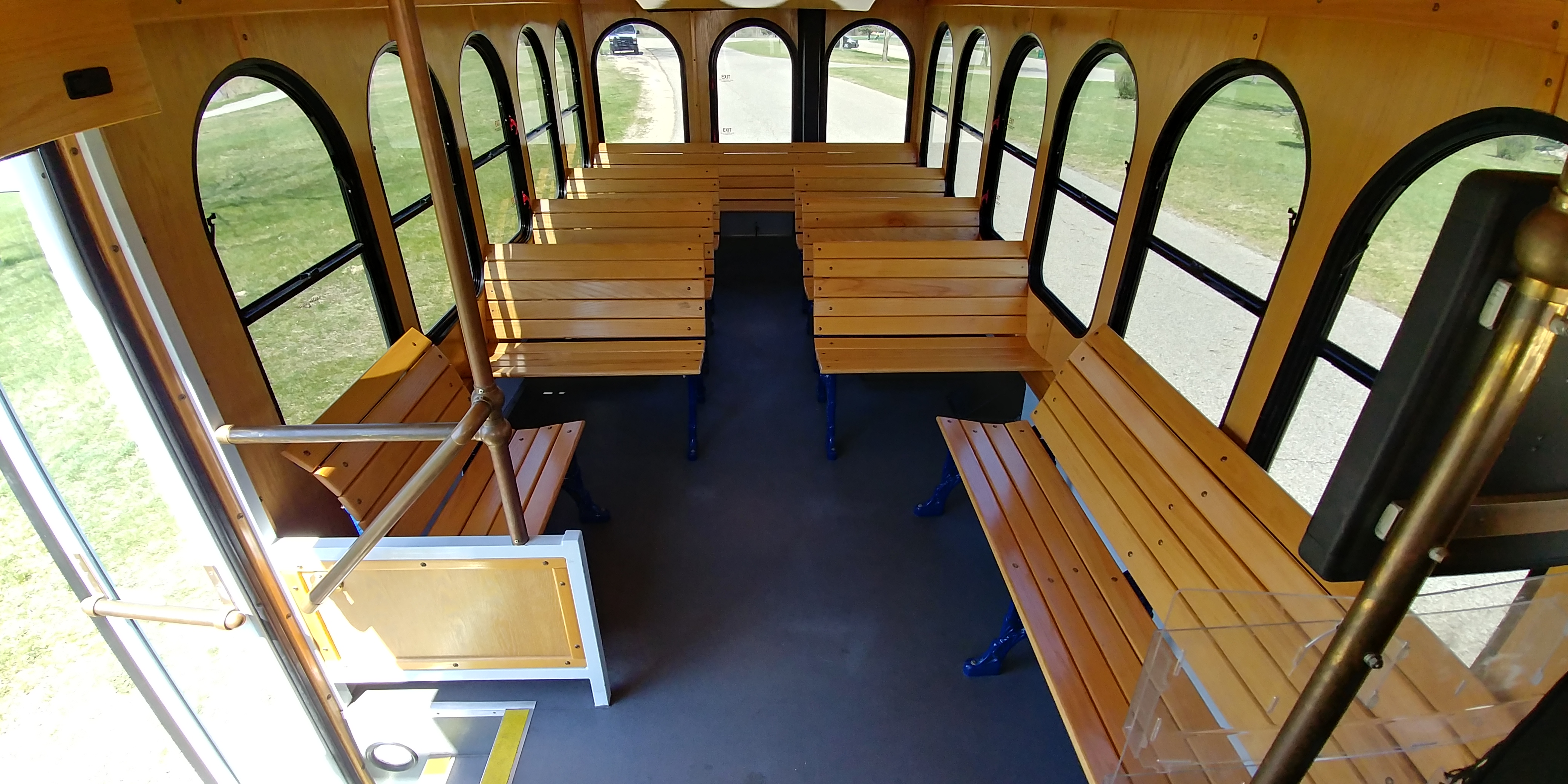 24 Passenger Trolley Interior
