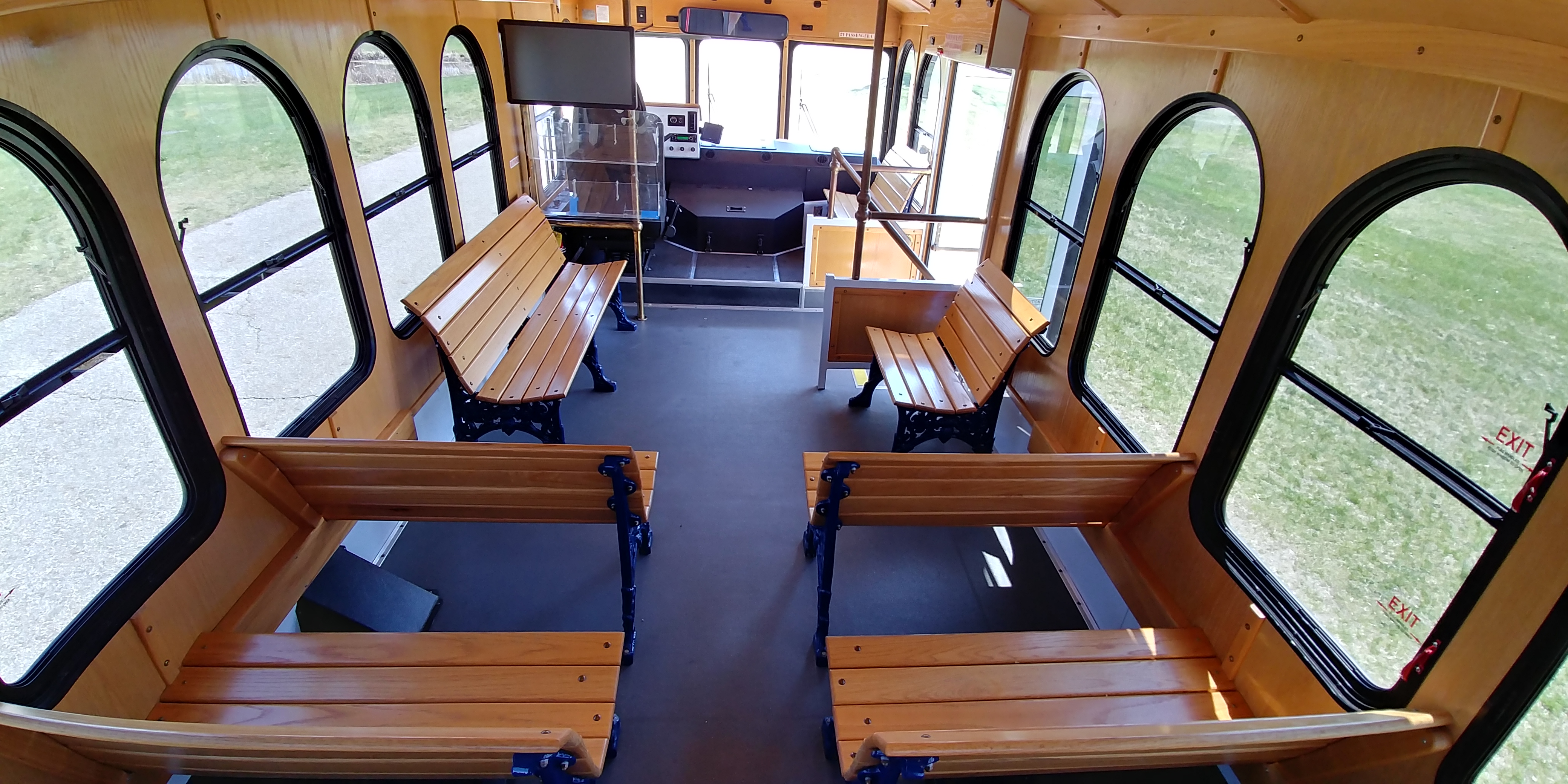24 Passenger Trolley Interior 5