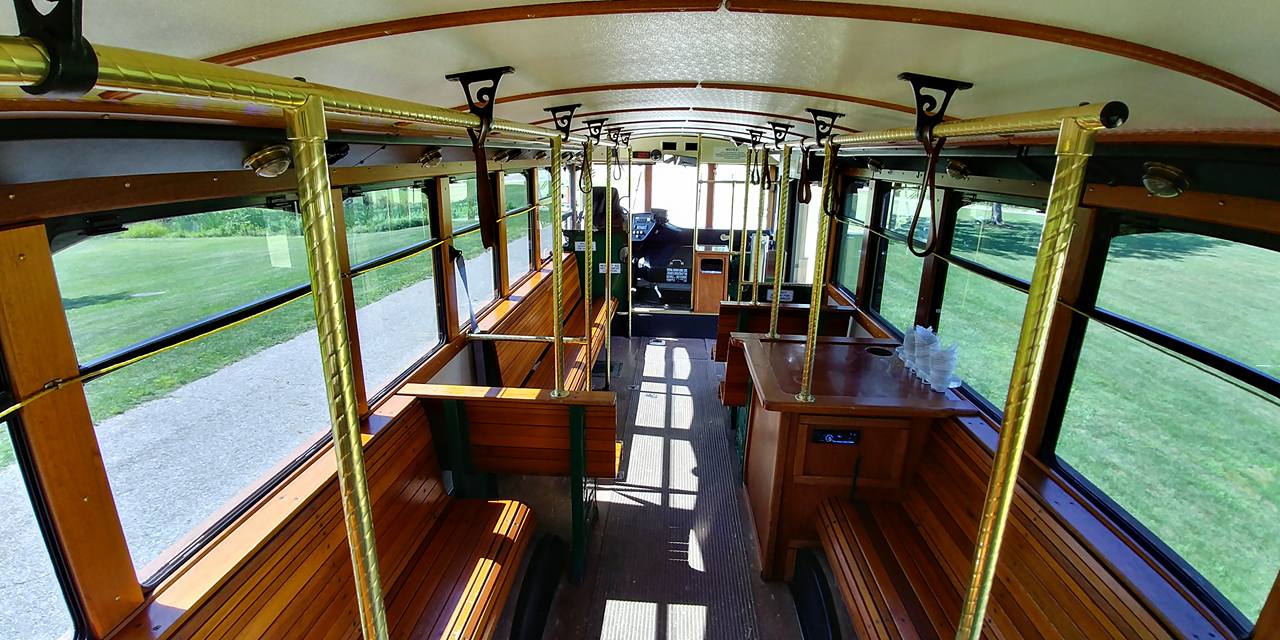 25 Passenger Trolley #25 Interior