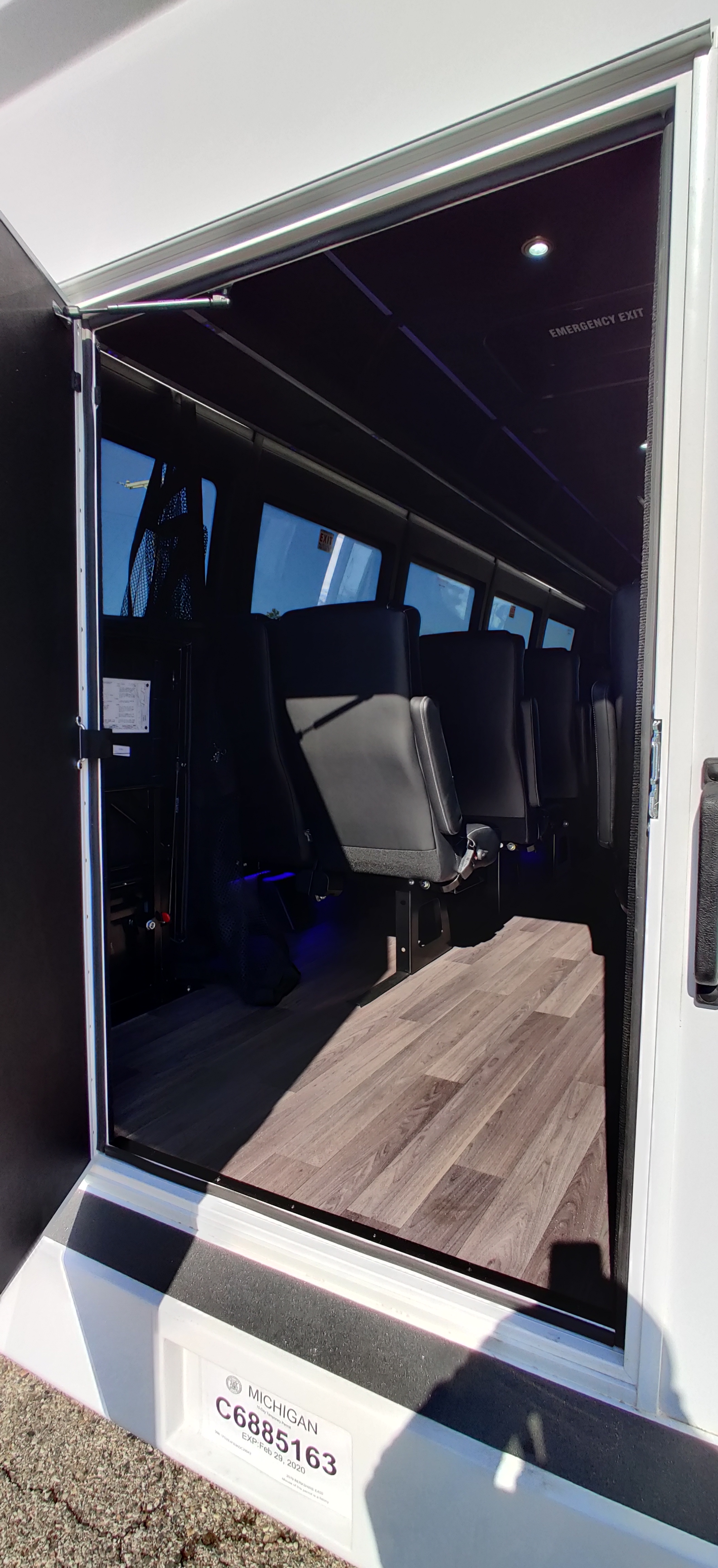 26 Passenger Executive Shuttle Bus Rear Storage