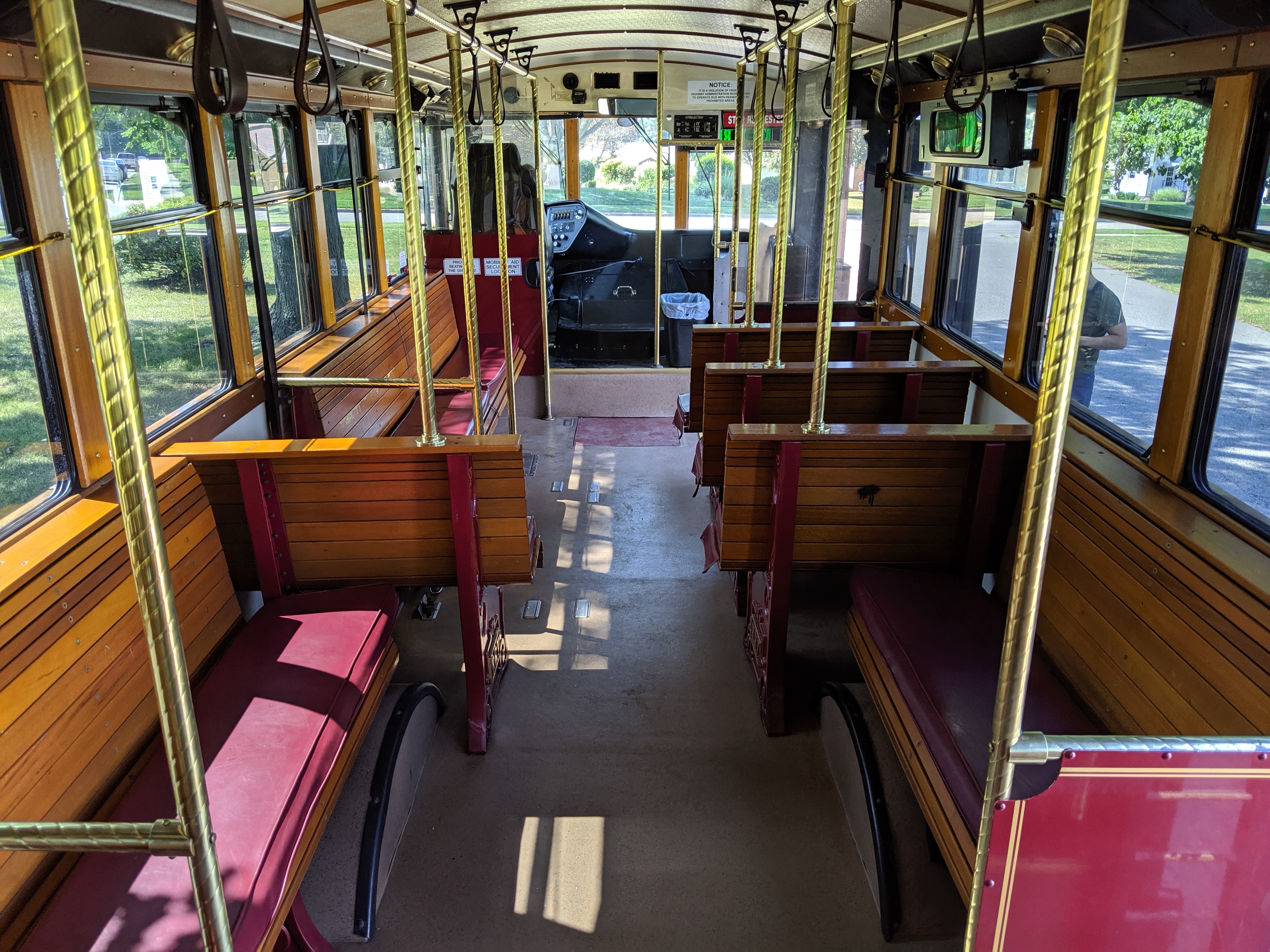 27 Passenger Trolley #27-3 Interior 4