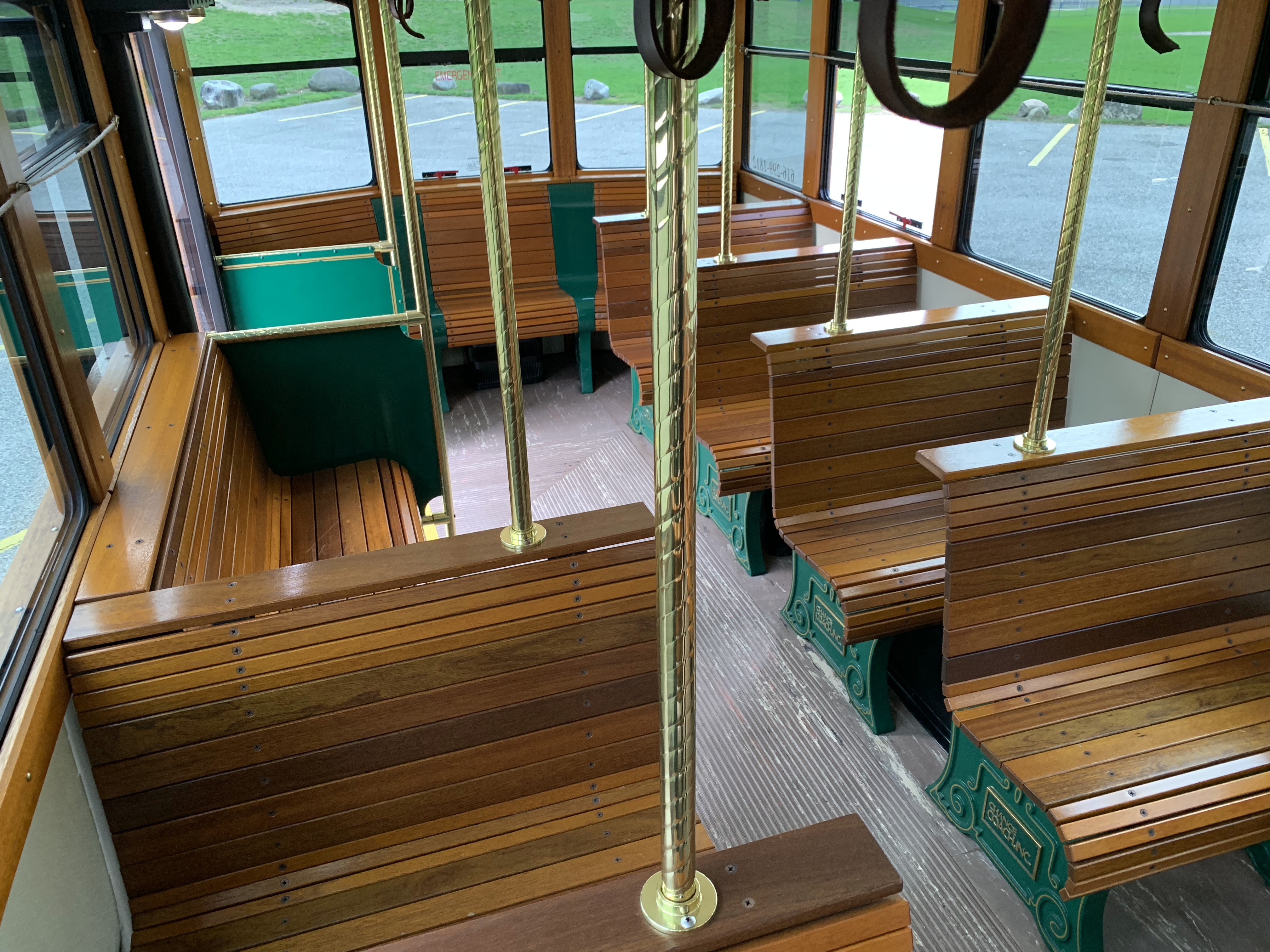 27 Passenger Trolley Interior 4