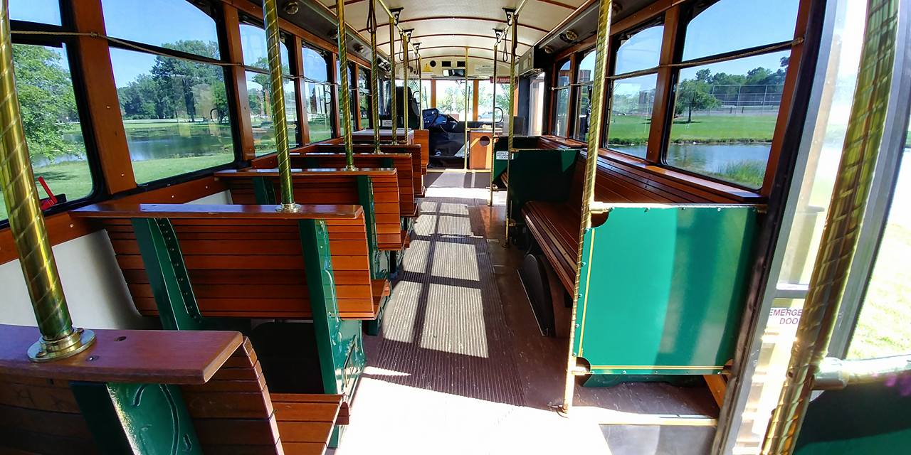25 Passenger Trolley (#27) Interior 3