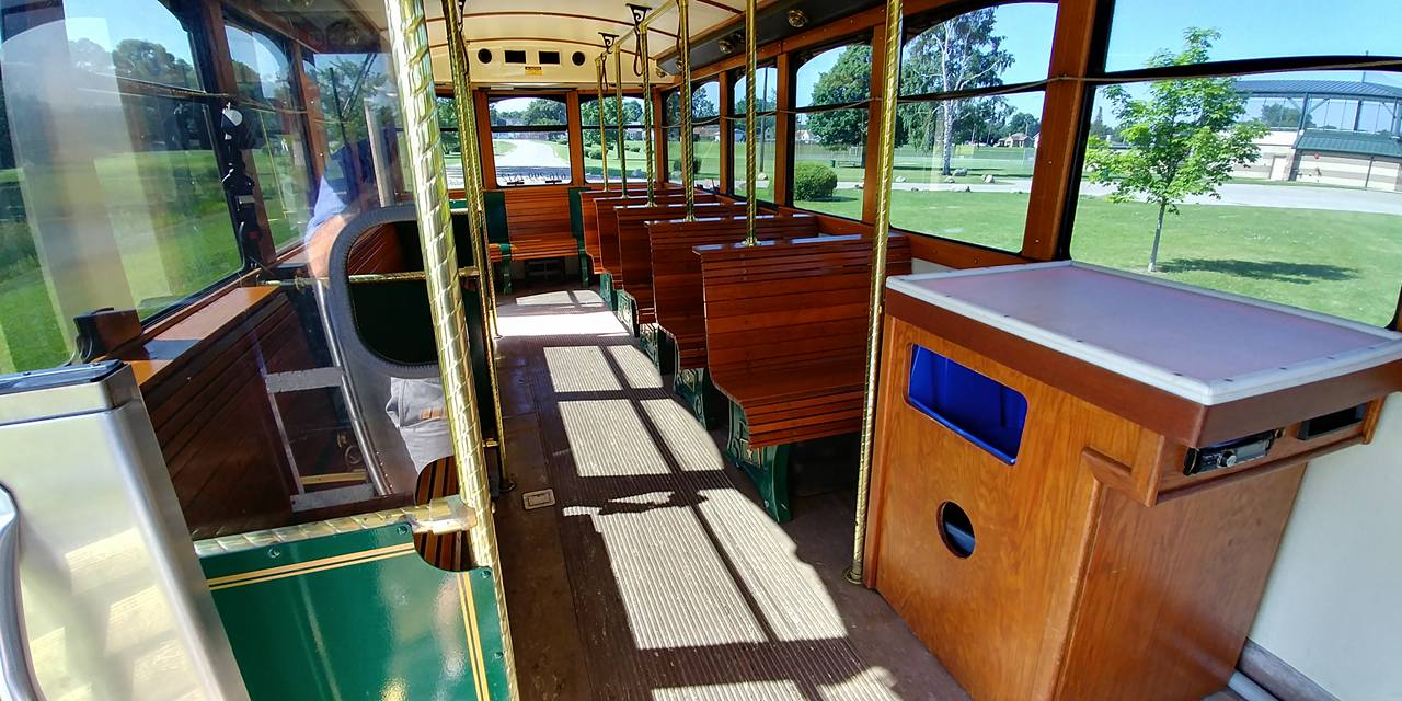 25 Passenger Trolley (#27) Interior 4