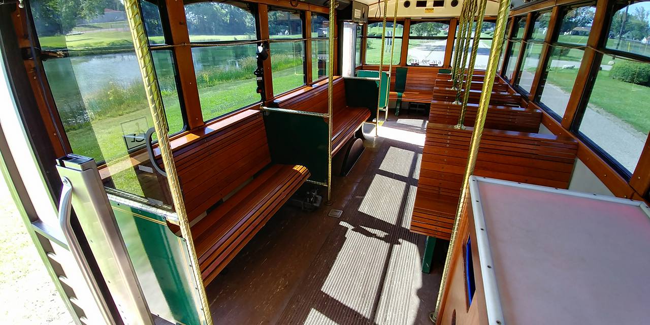 25 Passenger Trolley #25-2 Interior