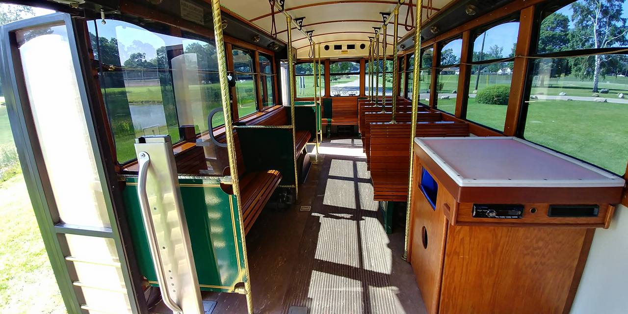 25 Passenger Trolley (#27) Interior 6
