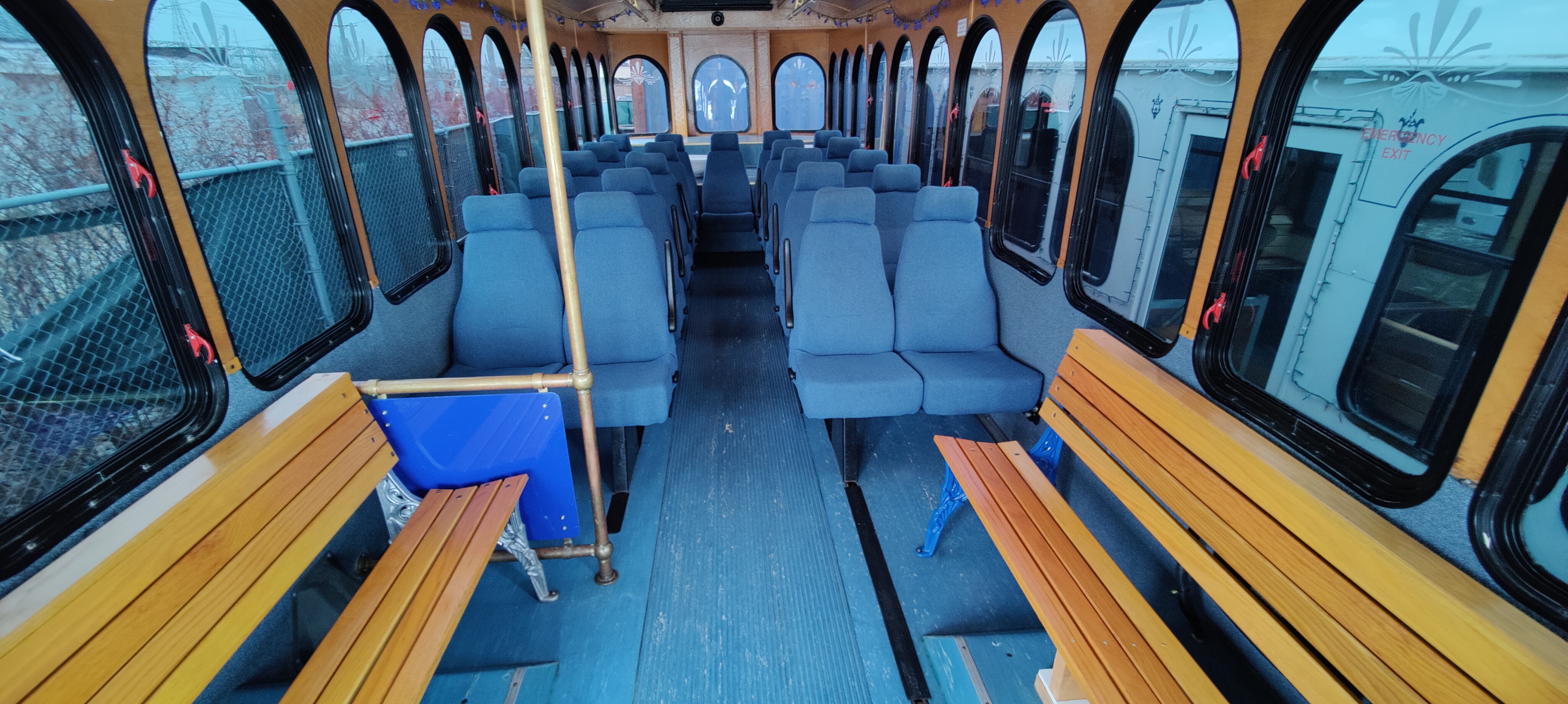 30 Passenger Trolley (#31) Interior