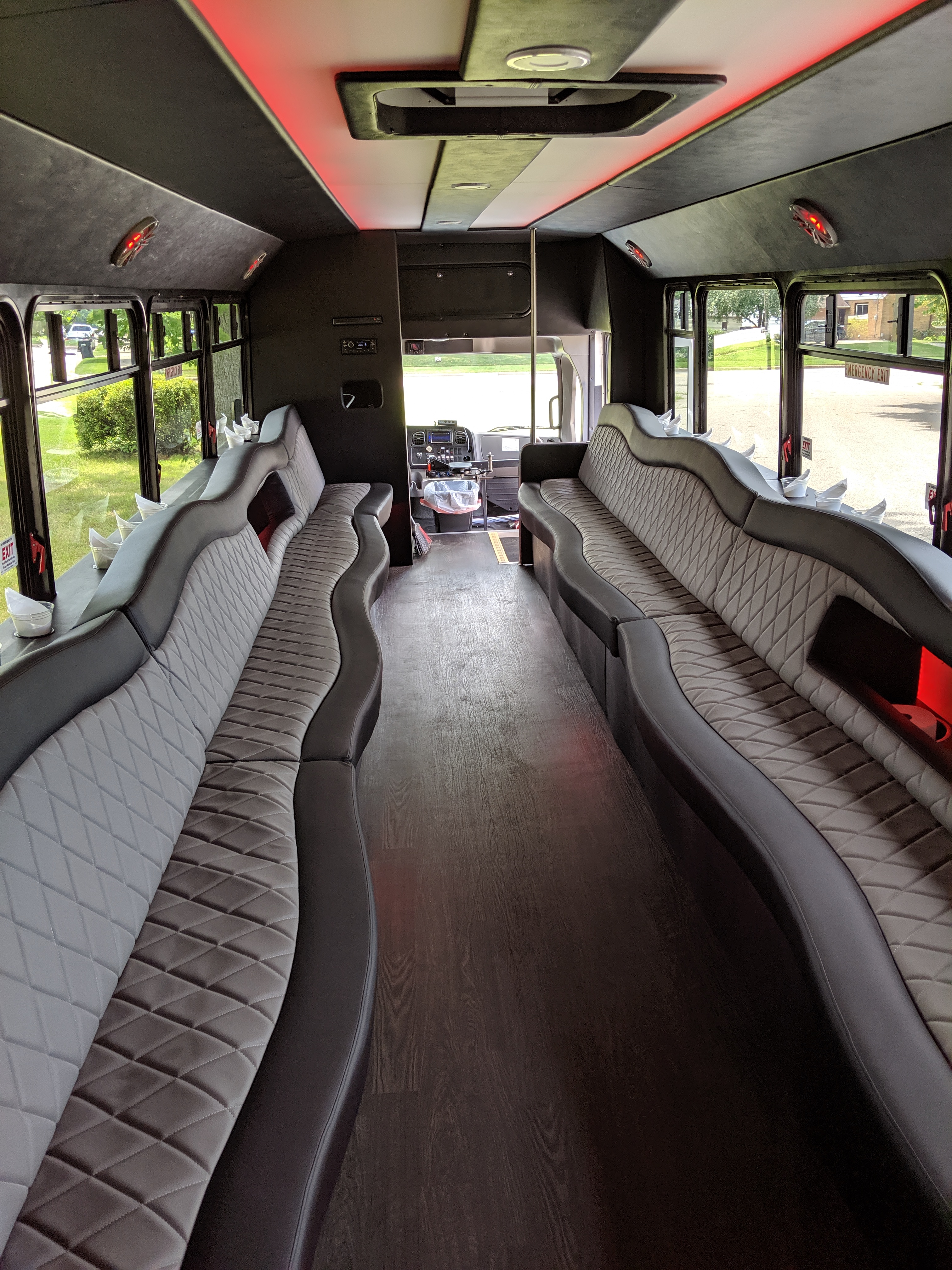 30 Passenger Luxury Limo Bus Interior 5