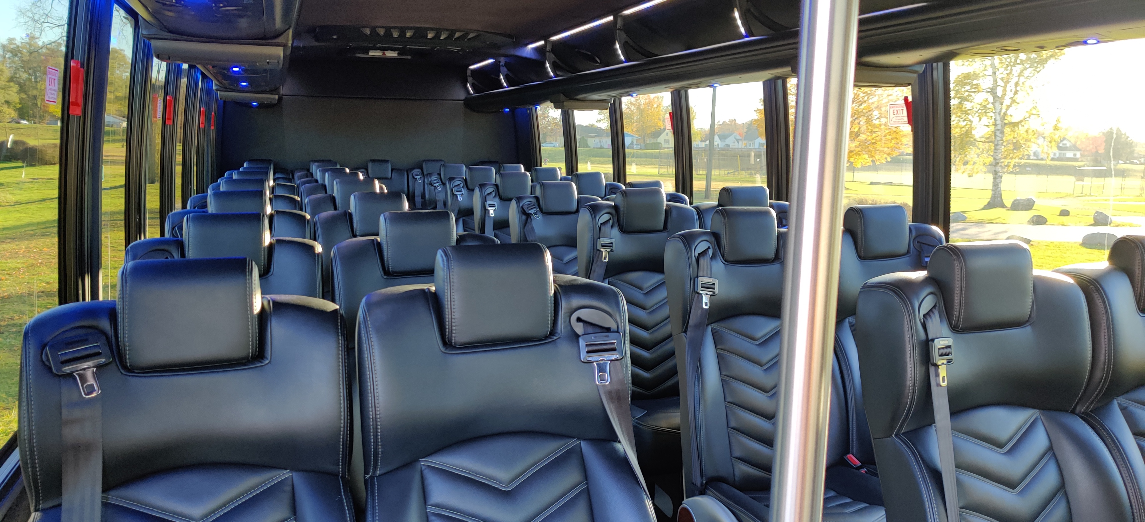 35 Passenger Executive Shuttle Bus Interior 1