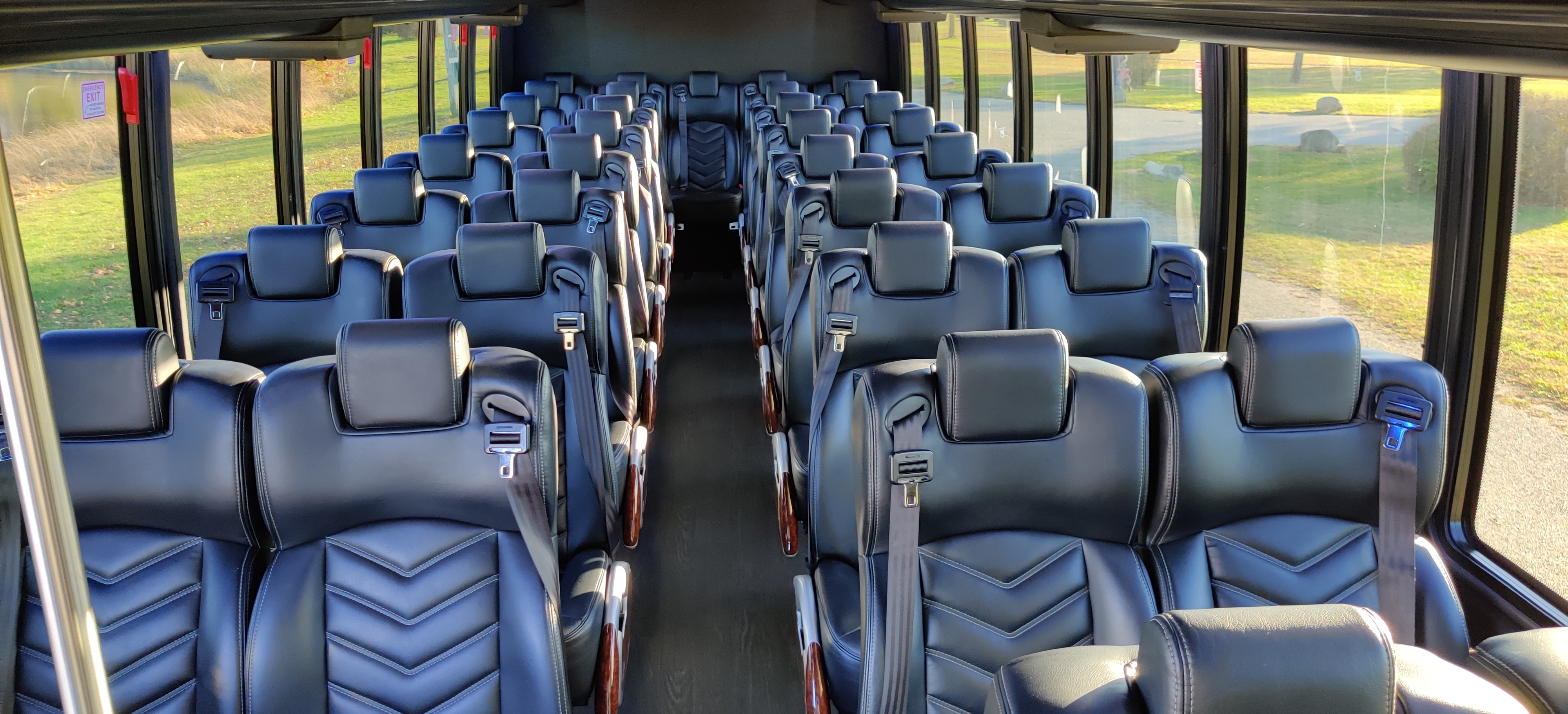 35 Passenger Executive Shuttle Bus Interior