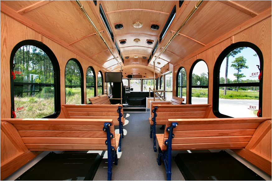 24 Passenger Trolley Interior 9